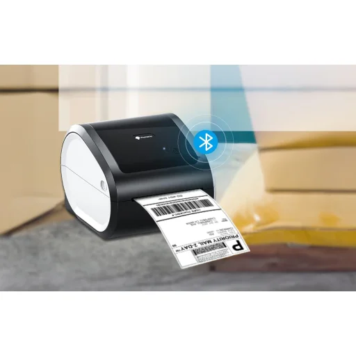 Phomemo D520 hordozható címkenyomtató (fekete-fehér) - 5