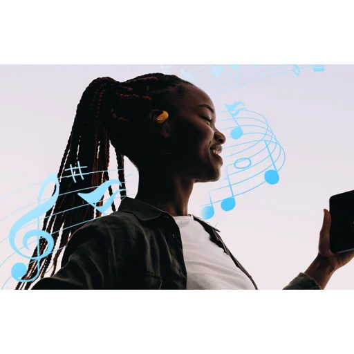 TWS Fülhallgató Vention OpenBeat O12 NBUB0 (Fekete) - 5