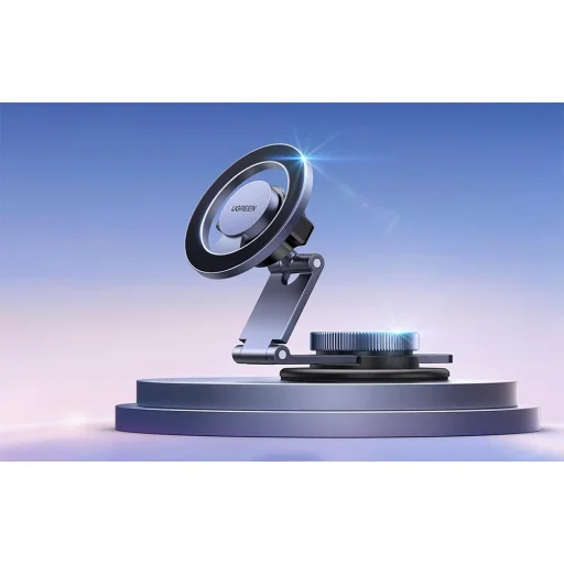 UGREEN LP865 mágneses autós telefontartó műszerfalra (fekete) - 8