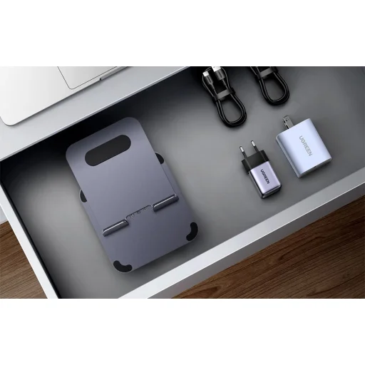 Asztali Táblagép Állvány UGREEN LP894 360°-ban Forgatható (szürke) - 7