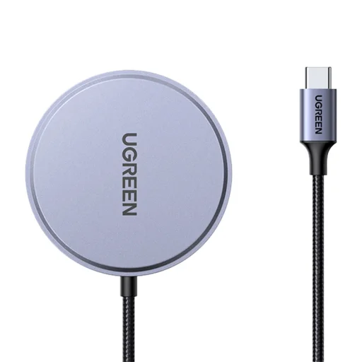 Mágneses Vezeték Nélküli Töltő UGREEN MagSafe W703, 15W, 1,5m - 2