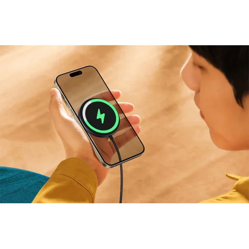 Mágneses Vezeték Nélküli Töltő UGREEN MagSafe W703, 15W, 1,5m - 3