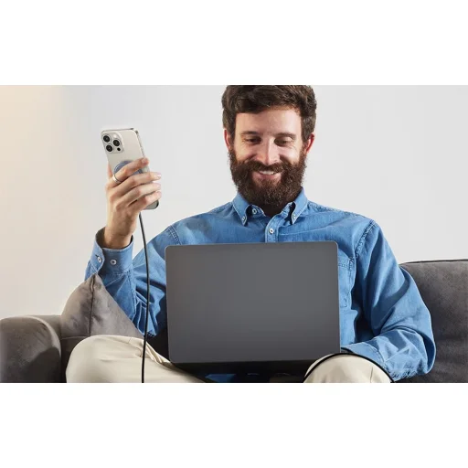 Mágneses Vezeték Nélküli Töltő UGREEN MagSafe W703, 15W, 1,5m - 7