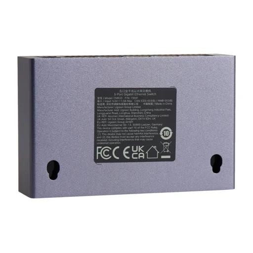 5-portos Switch UGREEN CM633 Gigabites Ethernet (fekete) - 3
