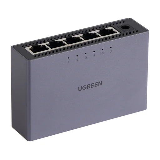 5-portos Switch UGREEN CM633 Gigabites Ethernet (fekete) - 1