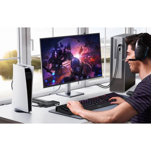 Switch 2 az 1-ben KVM UGREEN AK502 HDMI 2.0 - 3