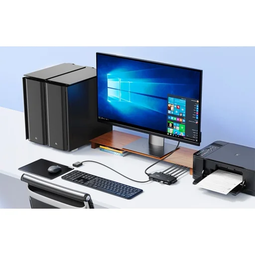 Switch 2 az 1-ben KVM UGREEN AK502 HDMI 2.0 - 6