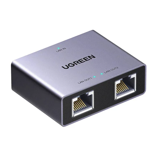 Ugreen Gigabites Ethernet Elosztó Adapter NW301 (1x2) - 1