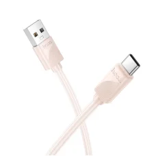 HOCO kábel USB A - Lightning 2,4 A X114 1 m rózsaszín