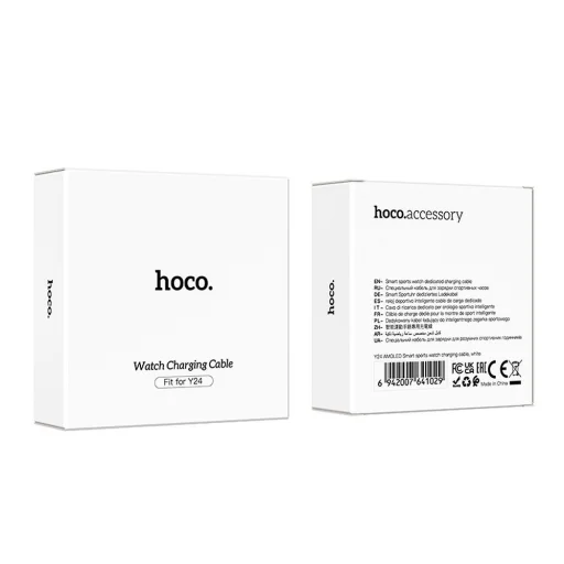 HOCO okosóra töltőkábel Y24 0,6 m fehér - 4