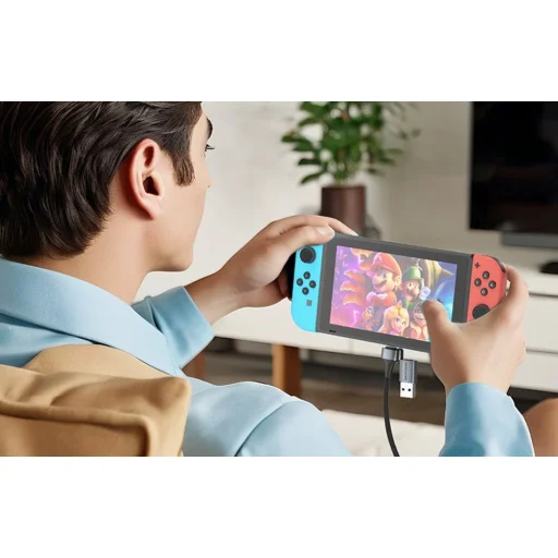 USB-A + USB-C to Gigabit Ethernet Adapter Vention 0.15m - 7