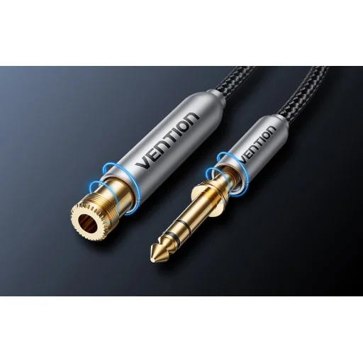 Audio kábel 6,35 mm-es férfi-női Vention 1m - 6