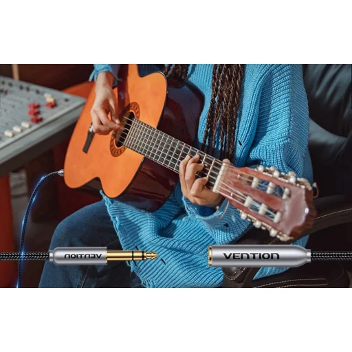 Audio kábel 6,35 mm-es férfi-női Vention 1m - 7