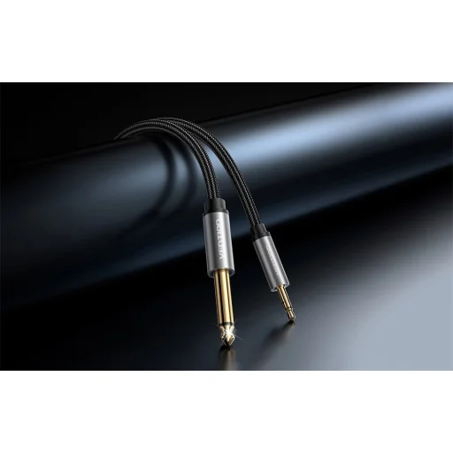 Audio kábel 3.5 mm férfi - 6.35 mm férfi Vention BCYHL 10m - 6