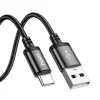 Hoco USB-A - USB-C kábel 3A 2 m fekete thumbnail