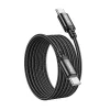 USB C - USB C kábel Hoco 3A 60W 2 m fekete thumbnail