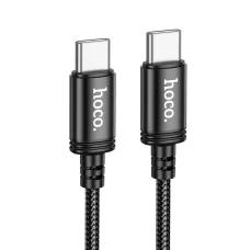 USB C - USB C kábel Hoco 3A 60W 2 m fekete