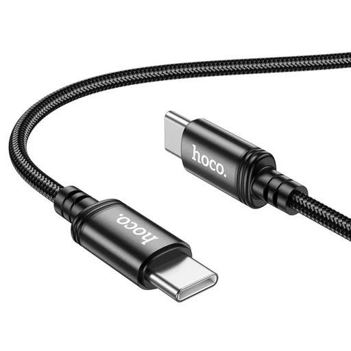 USB C - USB C kábel Hoco 3A 60W 2 m fekete - 2