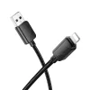 HOCO kábel USB A - Lightning 2,4A X113 1 m fekete thumbnail