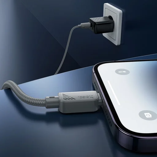 HOCO kábel USB-C - Lightning PD 27W X113 1 m szürke - 3