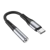 HOCO adapter AUX Jack 3,5 mm (női) to USB C (férfi) LS33 fém szürke thumbnail