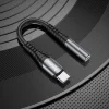 HOCO adapter AUX Jack 3,5 mm (női) to USB C (férfi) LS33 fém szürke thumbnail
