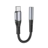 HOCO adapter AUX Jack 3,5 mm (női) to USB C (férfi) LS33 fém szürke thumbnail