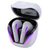 Havit - Vezeték nélküli fülhallgató (TW970) - Játékhoz, dongle-lel, Bluetooth 5.3, RGB, Type-C, 400mAh - Fehér thumbnail