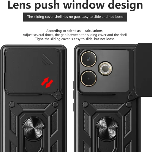  Techsuit - CamShield sorozat - Oppo A5 Pro 4G / A5 Pro 5G - Rose Gold tok - 5