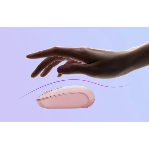 Baseus F01B vezeték nélküli egér, Tri-mode 2.4G BT 5.0 1600 DPI (rózsaszín) - 14