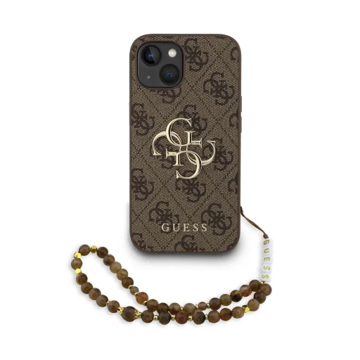 Guess PU 4G Metal Logo Strap iPhone 15 tok - 1