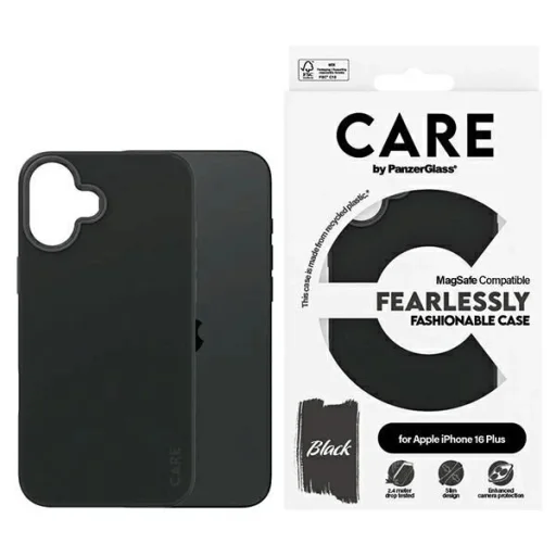  iPhone 16 Plus 6.7" fekete/fekete MagSafe 1379 CARE by PanzerGlass Fashion tok - 1