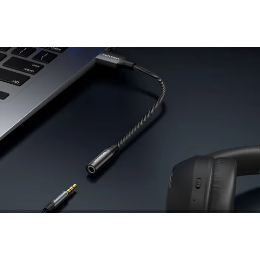 USB egyportos külső hangkártya Vention Gome 0.25m (fekete) - 5