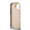  iPhone 16 Pink Guess PU 4G Metal Logo Stand Camera Frame tok - 6