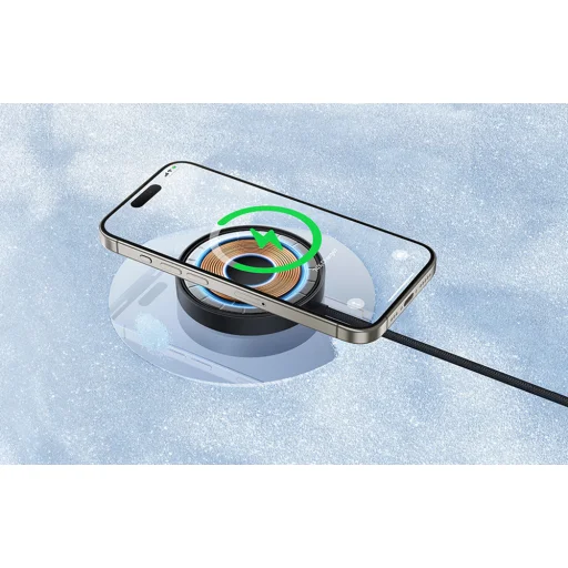 Töltőállvány 15W Baseus Simple Mini4 (fekete) - 14