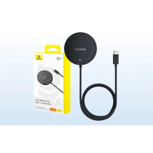 Töltőállvány 15W Baseus Simple Mini4 (fekete) - 16