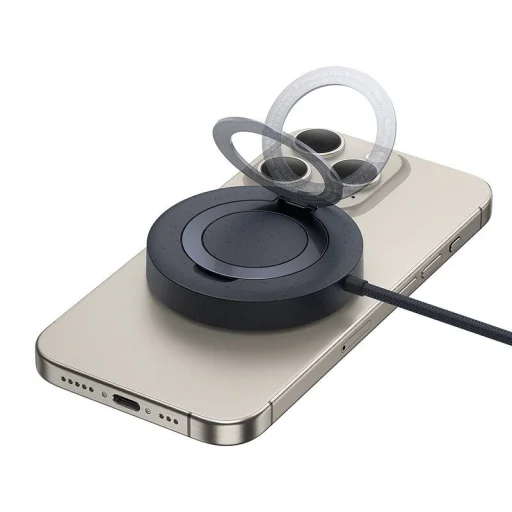 Töltőállvány 15W Baseus Simple Mini4 (fekete) - 6