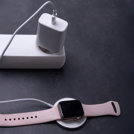 Forever MAWC-400 mágneses vezeték nélküli töltő 15W fehér 3az1-ben - 8