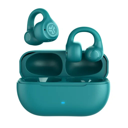 JLAB Flex Open Air Clip True Wireless Earbuds - Teal - 2
