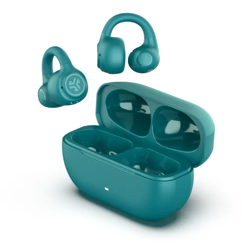 JLAB Flex Open Air Clip True Wireless Earbuds - Teal - 6