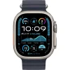 Apple Watch Ultra2 v2 Cellular 49mm Natural Titanium Case with Navy Ocean Band thumbnail