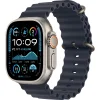 Apple Watch Ultra2 v2 Cellular 49mm Natural Titanium Case with Navy Ocean Band thumbnail
