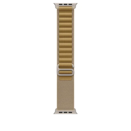 Apple Watch Ultra2 v2 Cellular 49mm Natural Titanium Case with Tan Alpine Loop - Large - 3
