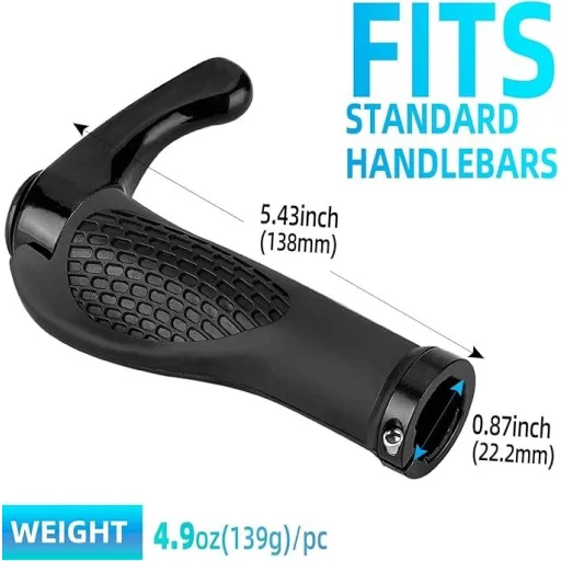 Rockbros BT1007B kerékpár tartó szett kormányvéggel - Fekete - 15