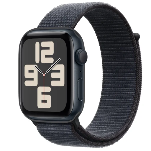 Apple Watch SE2 v3 GPS 44mm Midnight Alu Case with Ink Sport Loop - 1