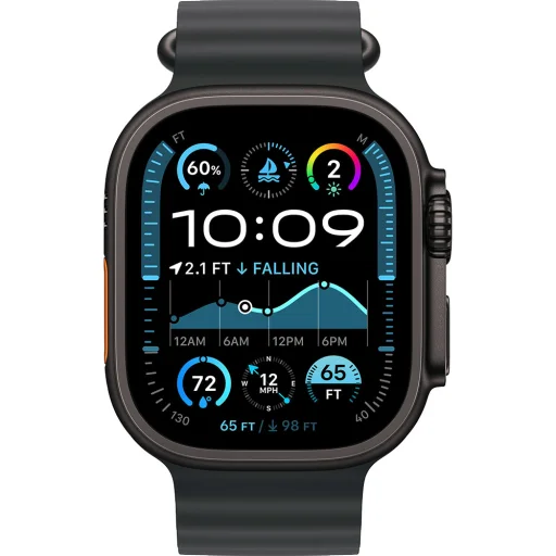 Apple Watch Ultra2 v2 Cellular 49mm Black Titanium Case with Black Ocean Band (DEMO bemutató termék) - 3