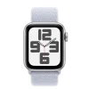Apple Watch SE2 v3 GPS 40mm Silver Alu Case with Blue Cloud Sport Loop thumbnail