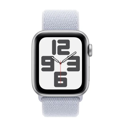 Apple Watch SE2 v3 GPS 40mm Silver Alu Case with Blue Cloud Sport Loop - 2