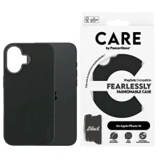 CARE by PanzerGlass Fashion Case iPhone 16 6.1" fekete/fekete MagSafe tok