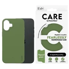  iPhone 16 Plus 6.7" CARE by PanzerGlass Fashion Case zöld/zöld MagSafe tok 1387